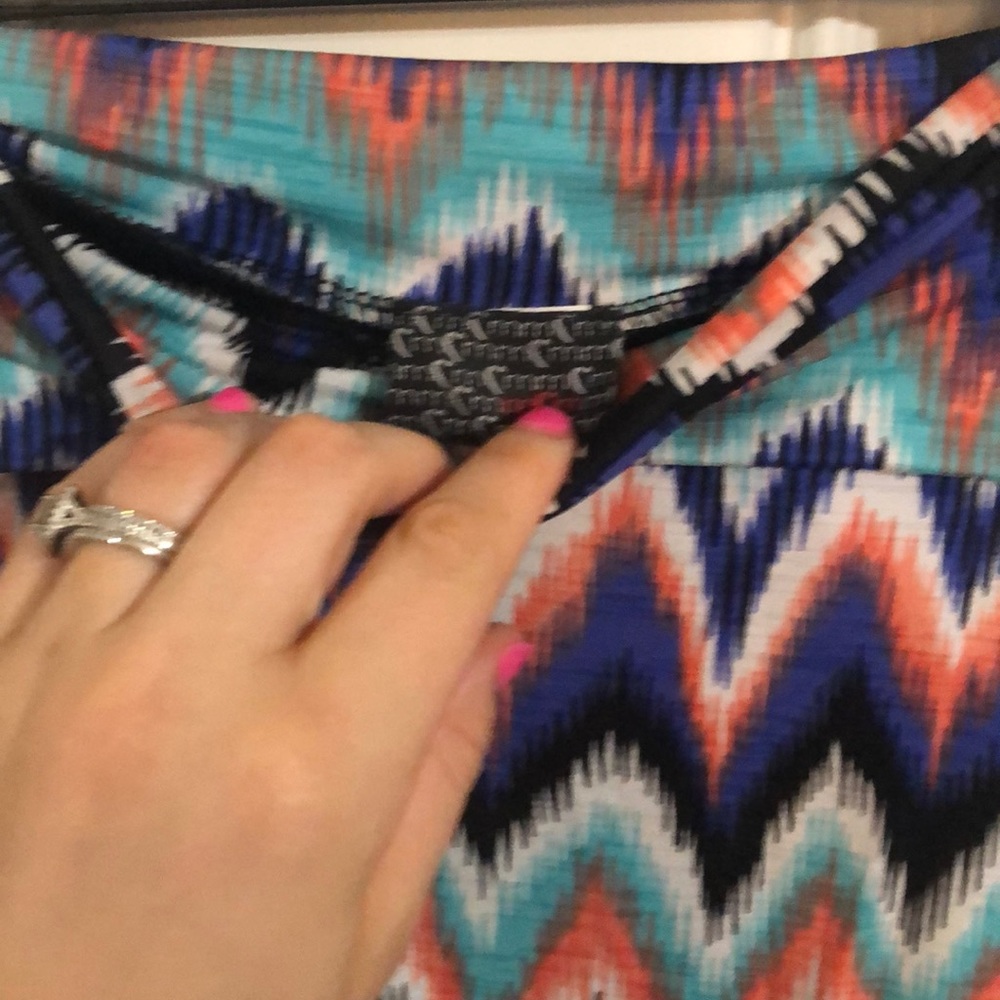 Multicolor pattern maxi skirt - Picture 4 of 5